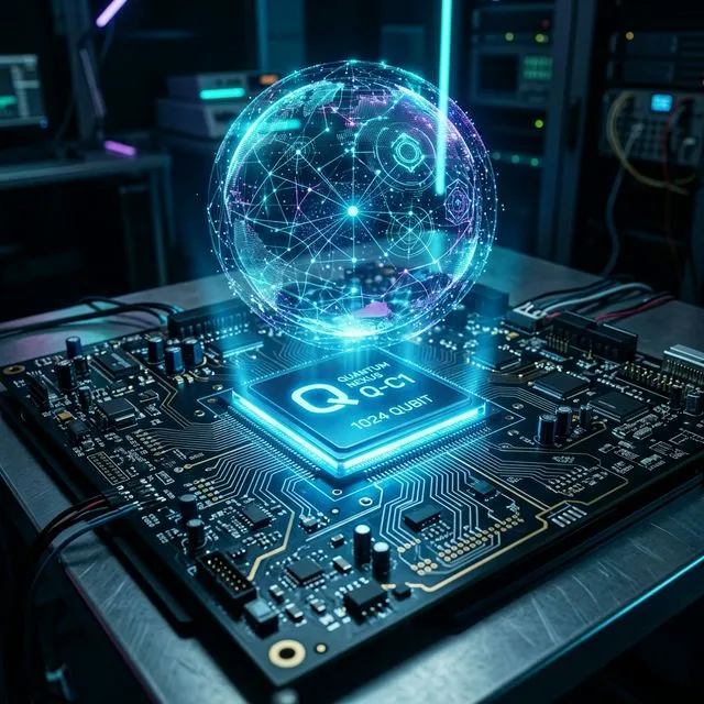Quantum computing chip